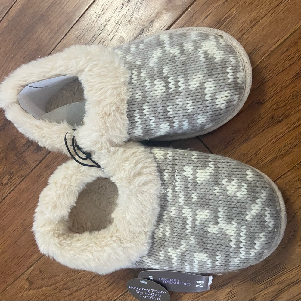 New woman's house shoes secret treasures